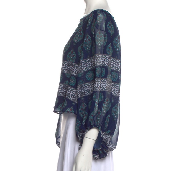 Revolve Nicholas  boho off the shoulder print top - Picture 2 of 3